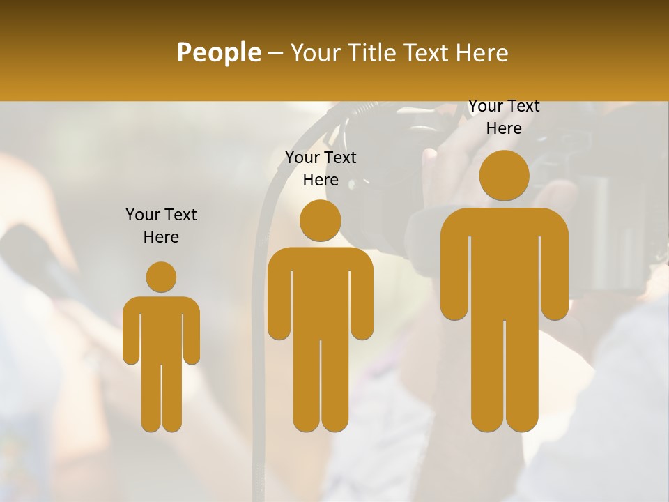 A Person Holding A Camera Up To Take A Picture PowerPoint Template