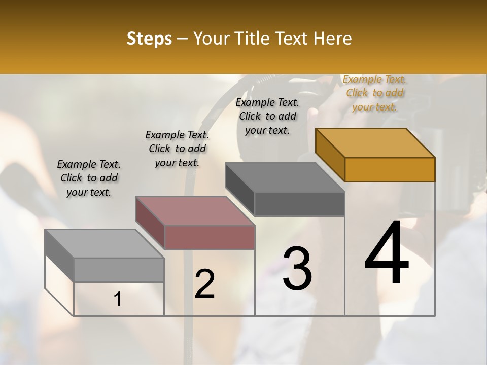 A Person Holding A Camera Up To Take A Picture PowerPoint Template