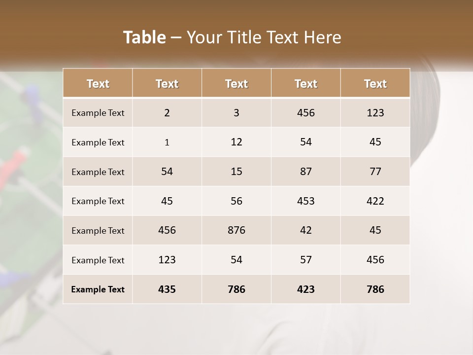 A Young Boy Standing In Front Of A Soccer Field PowerPoint Template