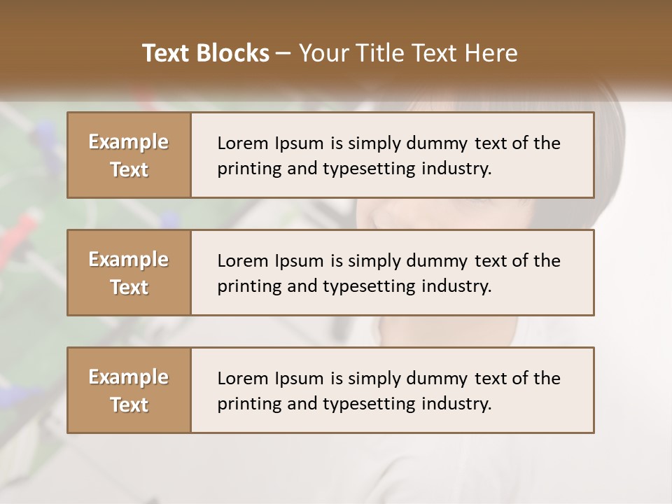 A Young Boy Standing In Front Of A Soccer Field PowerPoint Template