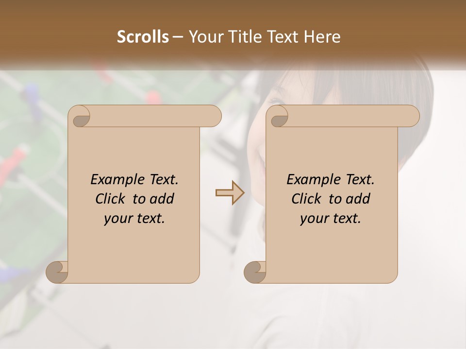 A Young Boy Standing In Front Of A Soccer Field PowerPoint Template
