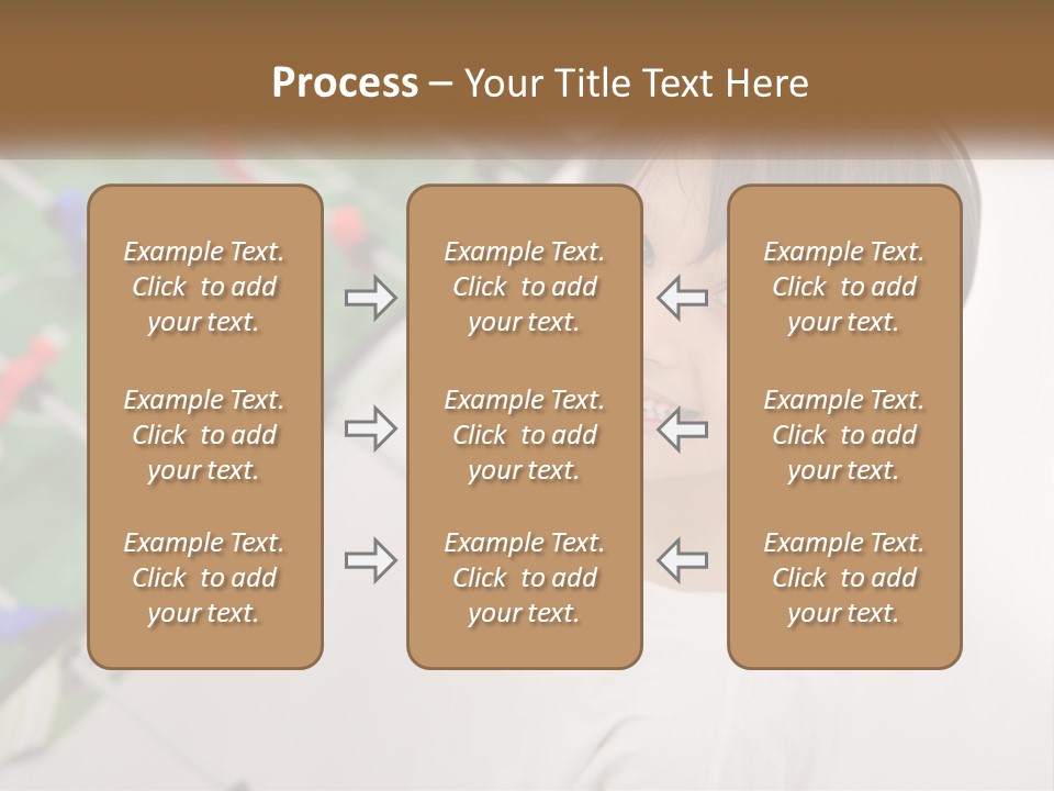 A Young Boy Standing In Front Of A Soccer Field PowerPoint Template