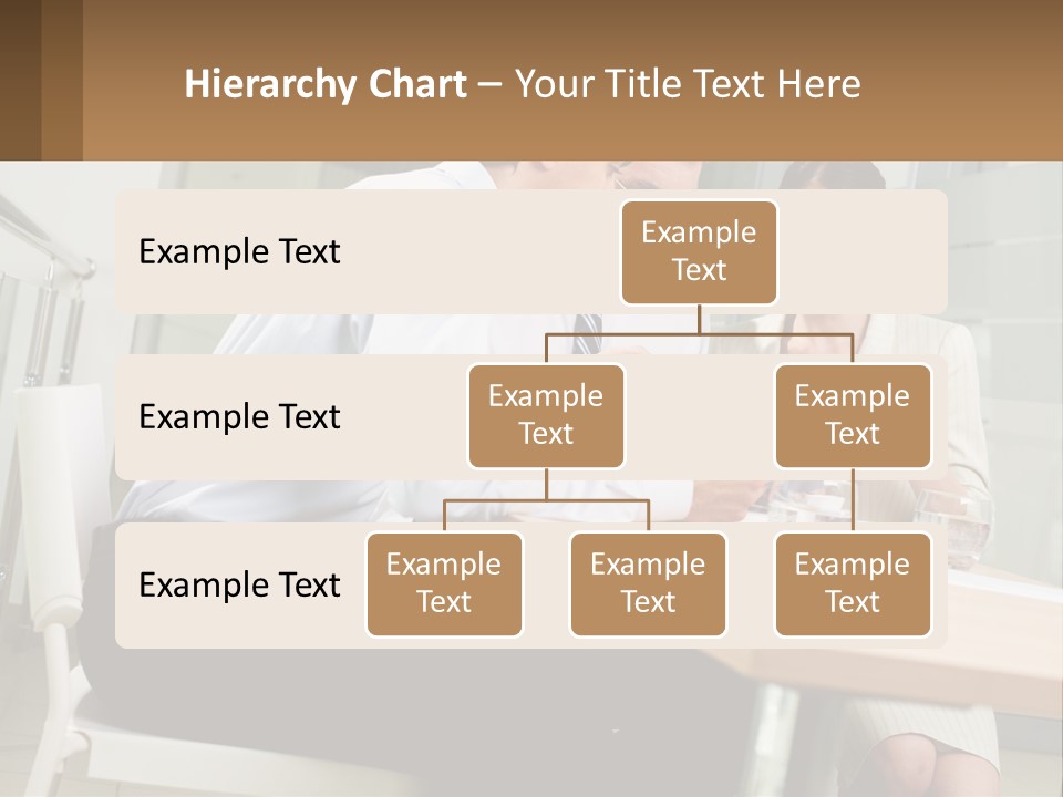A Man And Woman Sitting At A Table With A Tablet PowerPoint Template
