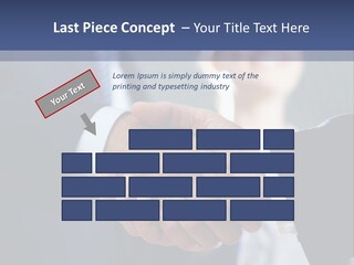 Two Men Shaking Hands In Front Of A Group Of People PowerPoint Template