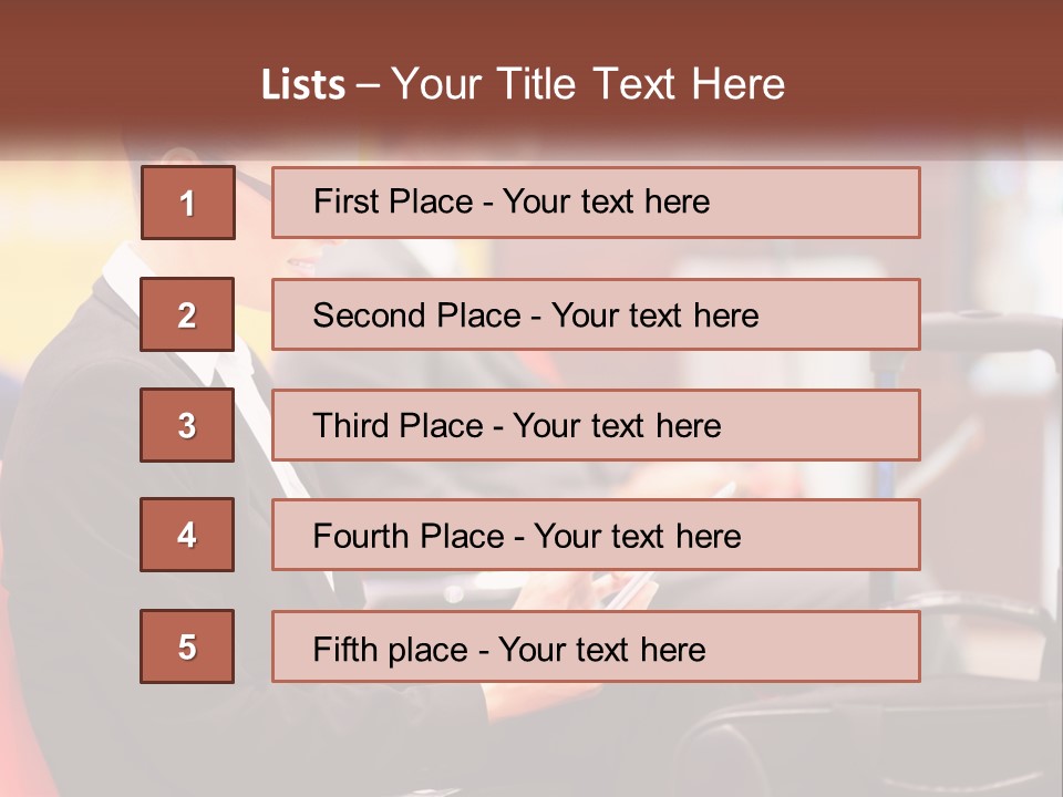 A Woman Sitting In A Chair Using A Tablet Computer PowerPoint Template