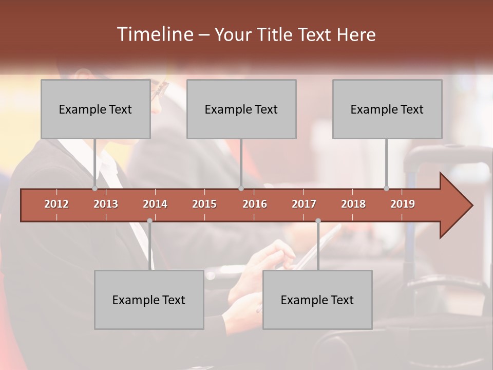 A Woman Sitting In A Chair Using A Tablet Computer PowerPoint Template