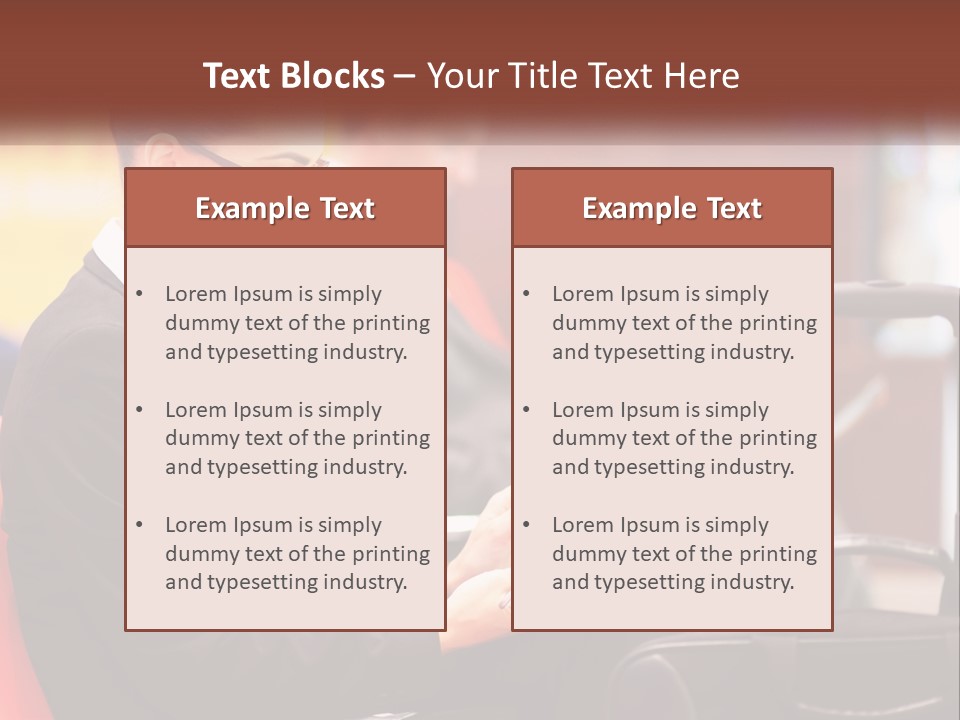 A Woman Sitting In A Chair Using A Tablet Computer PowerPoint Template