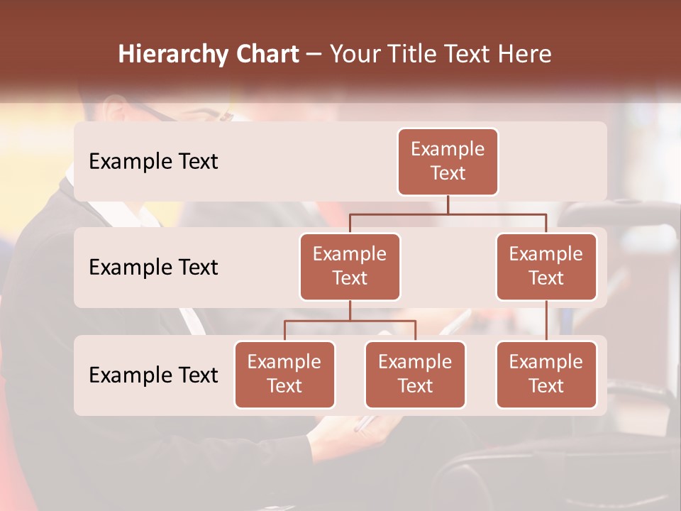 A Woman Sitting In A Chair Using A Tablet Computer PowerPoint Template