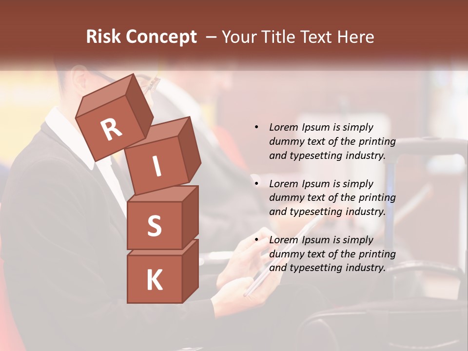 A Woman Sitting In A Chair Using A Tablet Computer PowerPoint Template