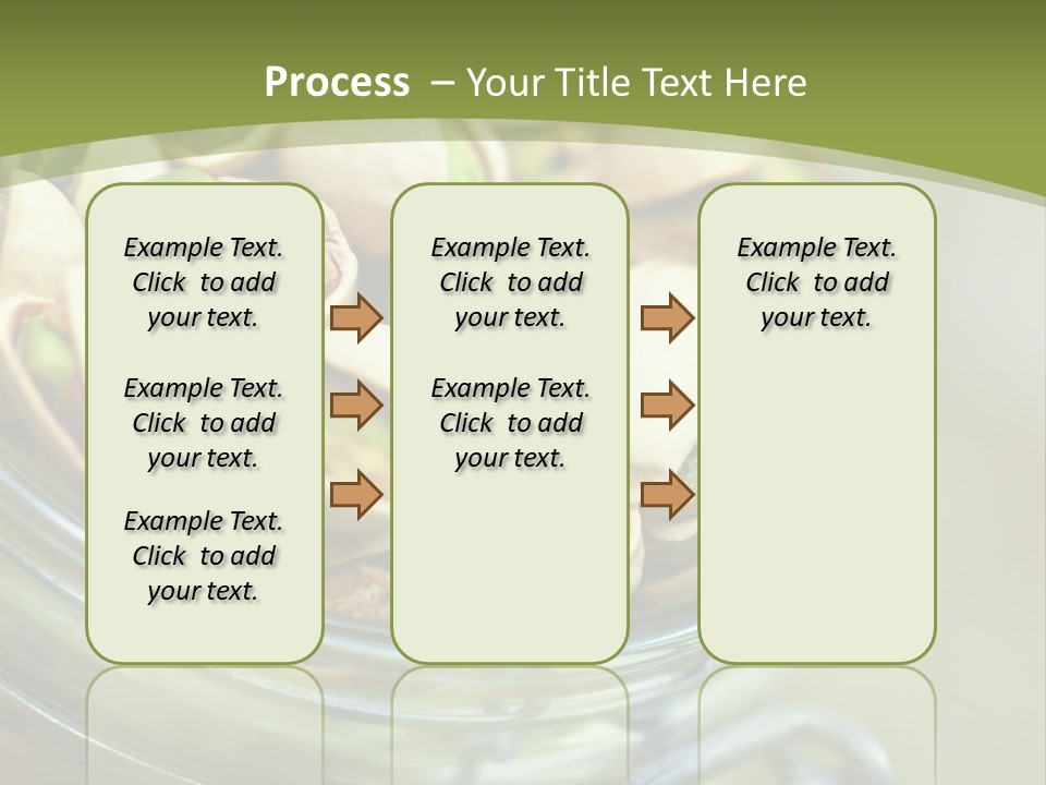 A Glass Jar Filled With Pistachios On Top Of A Table PowerPoint Template