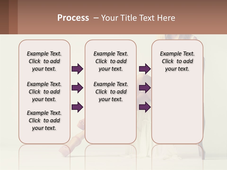 A Woman Sitting On A Chair With Her Legs Crossed PowerPoint Template