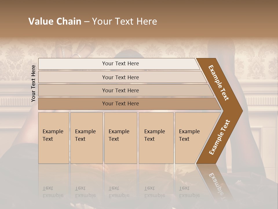 A Man Laying On Top Of A Bed Next To A Woman PowerPoint Template