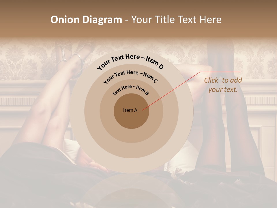 A Man Laying On Top Of A Bed Next To A Woman PowerPoint Template