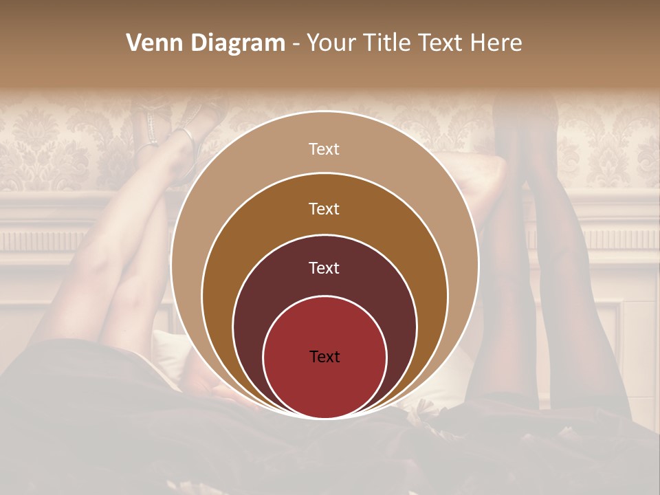 A Man Laying On Top Of A Bed Next To A Woman PowerPoint Template