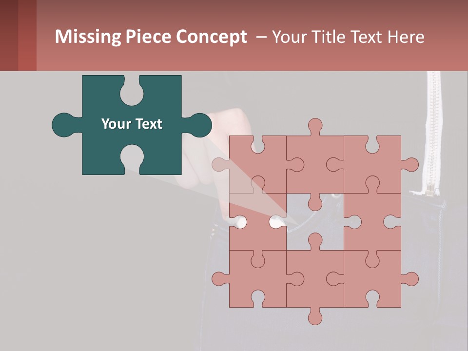 A Person Is Holding Something In Their Pocket PowerPoint Template