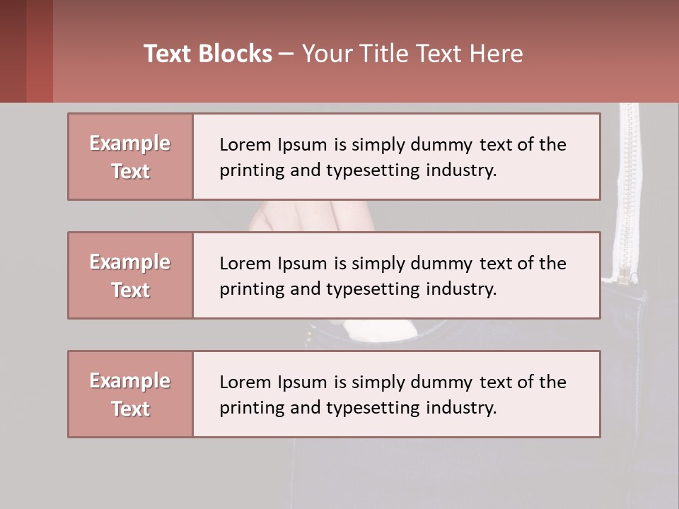 A Person Is Holding Something In Their Pocket PowerPoint Template