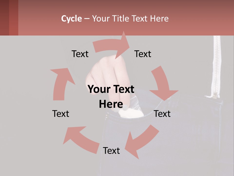A Person Is Holding Something In Their Pocket PowerPoint Template