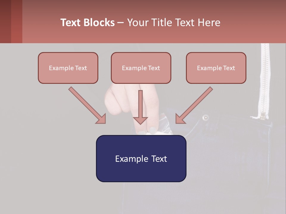 A Person Is Holding Something In Their Pocket PowerPoint Template