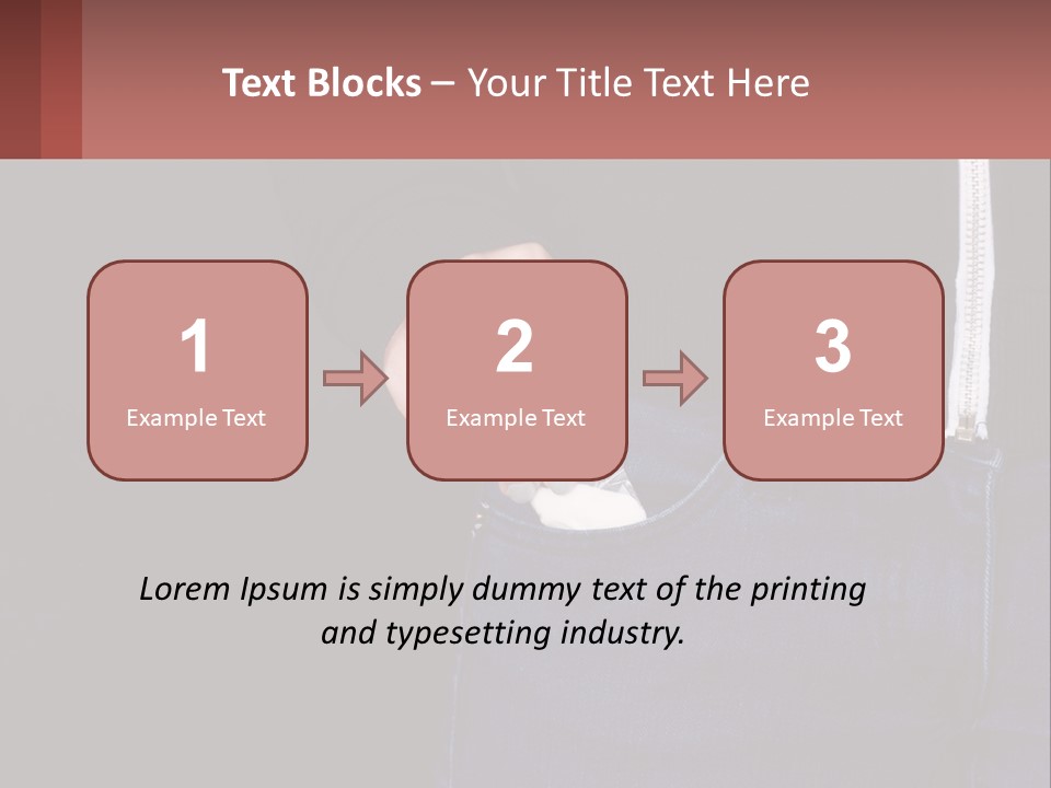 A Person Is Holding Something In Their Pocket PowerPoint Template