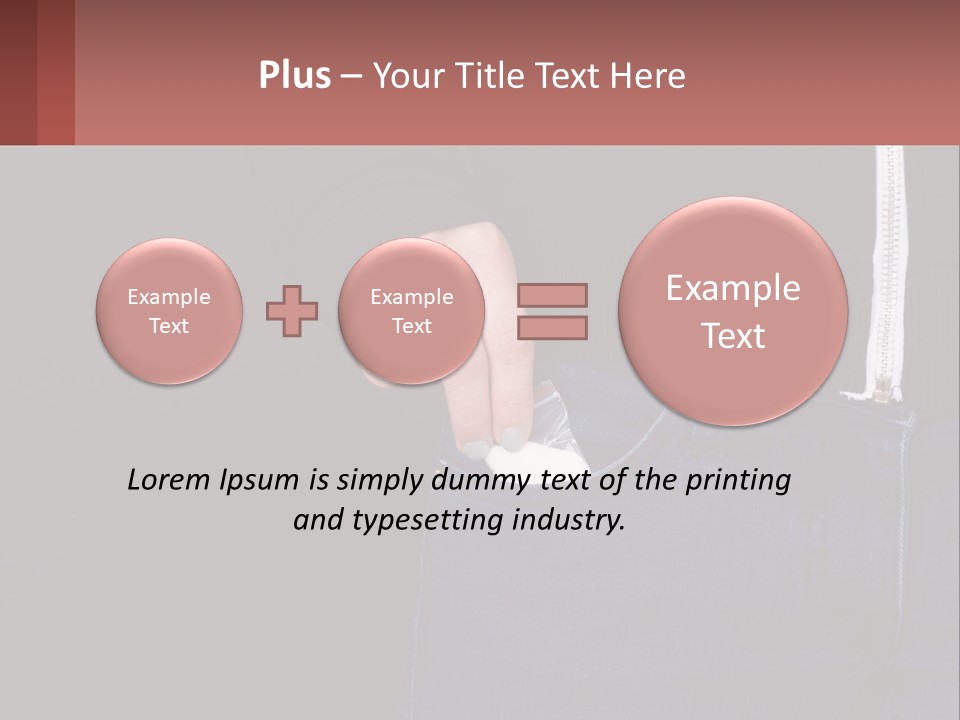 A Person Is Holding Something In Their Pocket PowerPoint Template