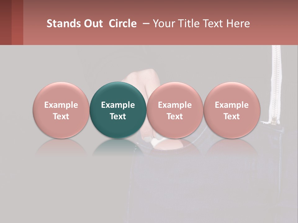 A Person Is Holding Something In Their Pocket PowerPoint Template