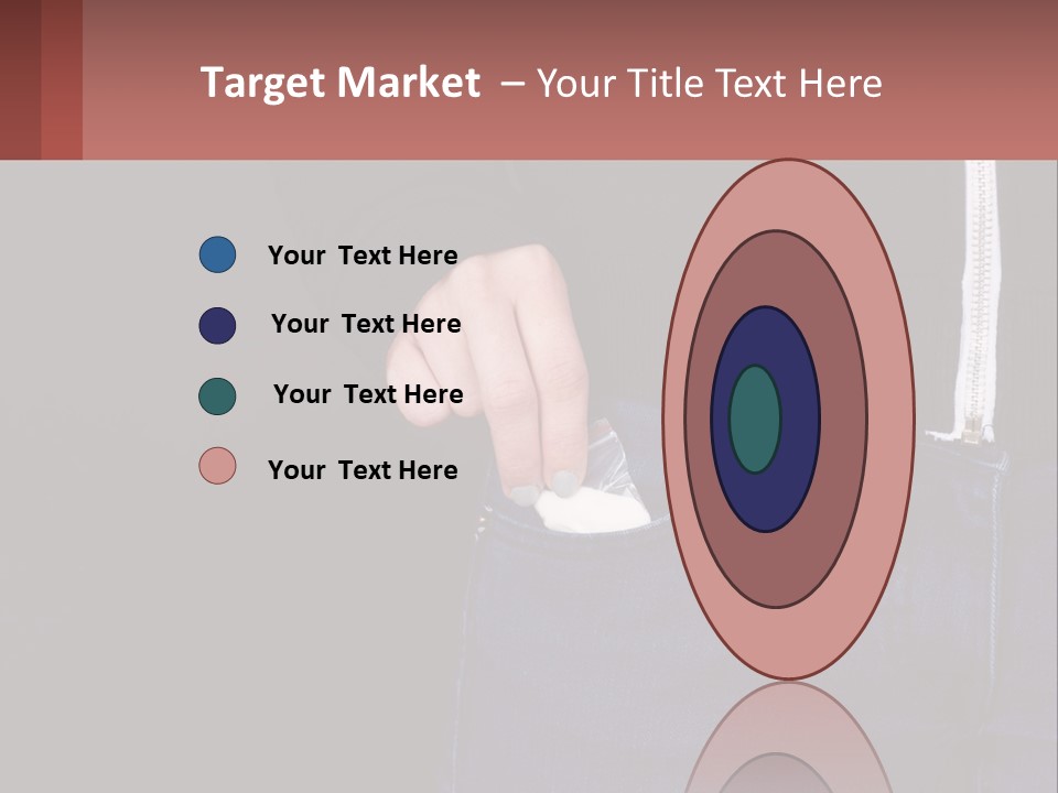 A Person Is Holding Something In Their Pocket PowerPoint Template