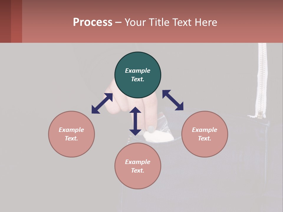 A Person Is Holding Something In Their Pocket PowerPoint Template