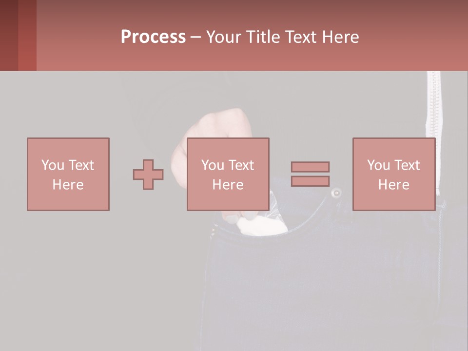 A Person Is Holding Something In Their Pocket PowerPoint Template