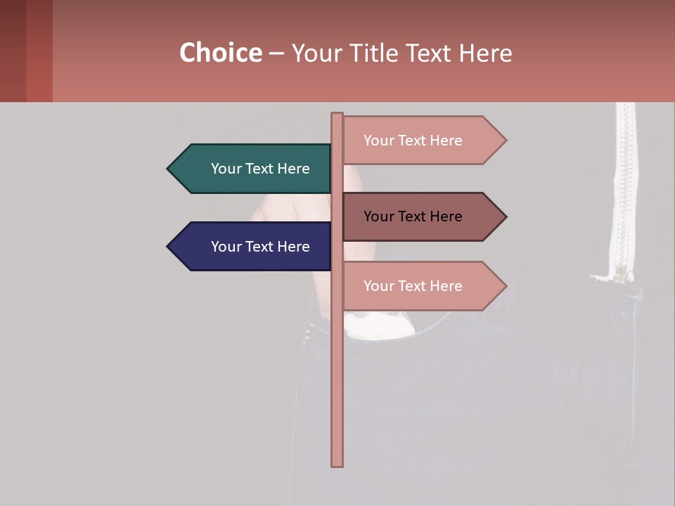 A Person Is Holding Something In Their Pocket PowerPoint Template
