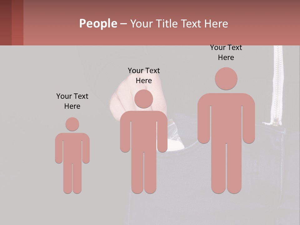A Person Is Holding Something In Their Pocket PowerPoint Template
