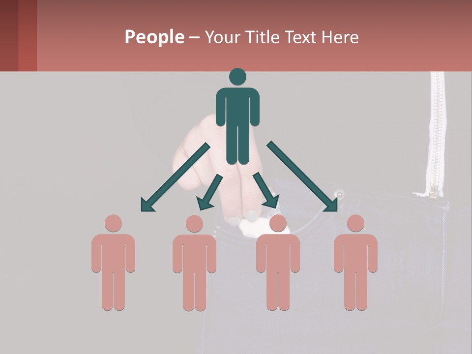 A Person Is Holding Something In Their Pocket PowerPoint Template