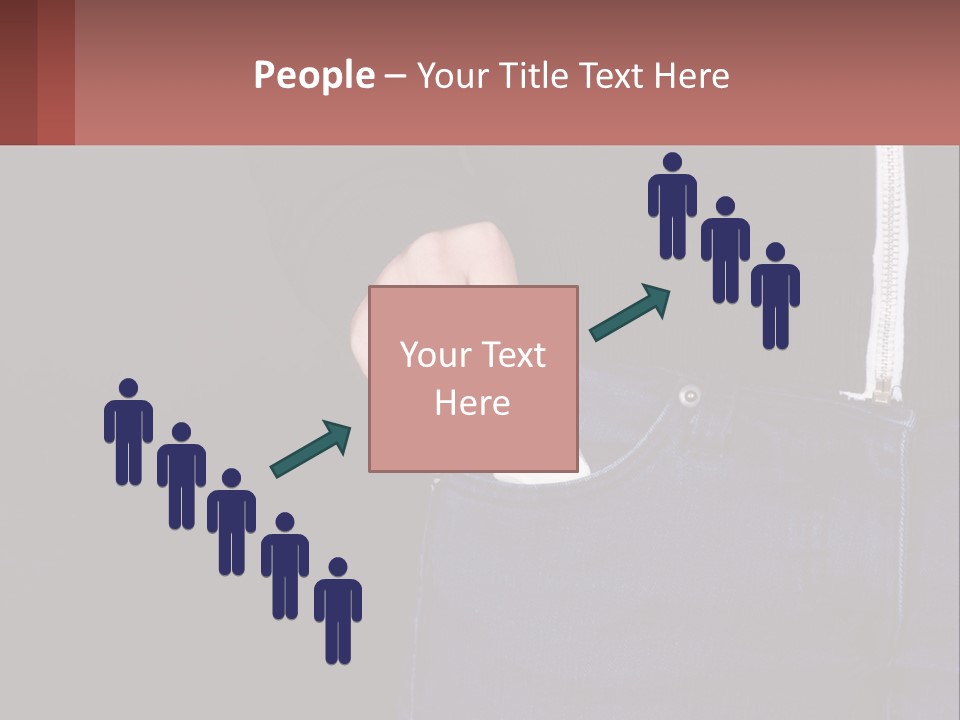 A Person Is Holding Something In Their Pocket PowerPoint Template