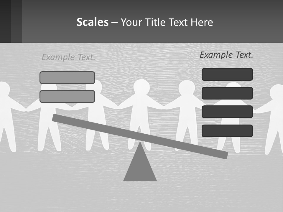 A Group Of Paper People Holding Hands Powerpoint Template PowerPoint Template