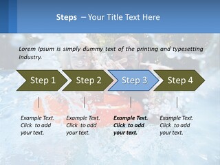 A Man And A Little Girl Are In The Water PowerPoint Template