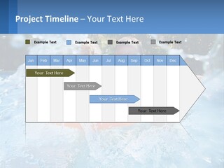 A Man And A Little Girl Are In The Water PowerPoint Template