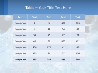 A Man And A Little Girl Are In The Water PowerPoint Template