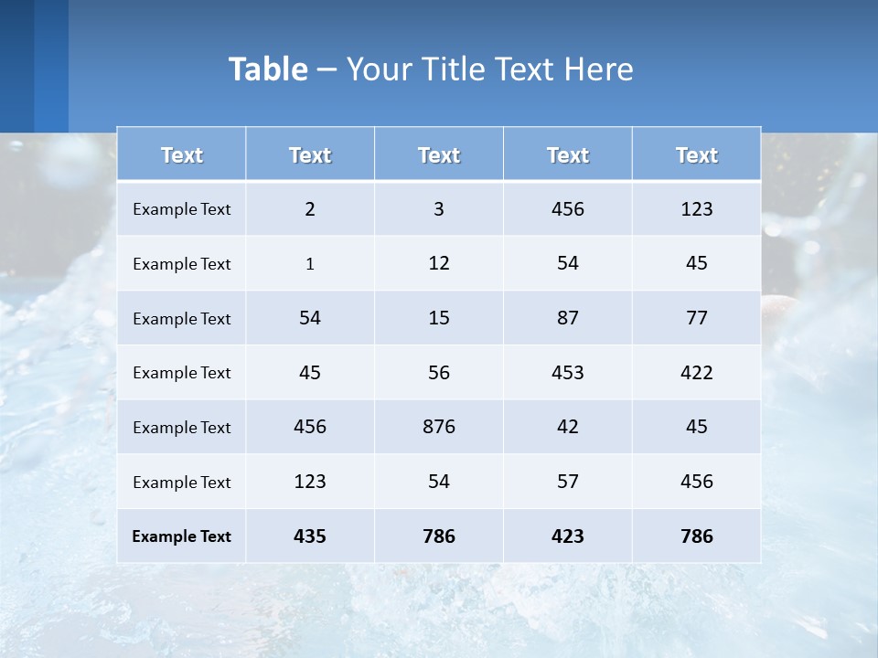 A Man And A Little Girl Are In The Water PowerPoint Template