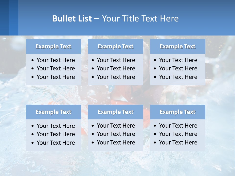 A Man And A Little Girl Are In The Water PowerPoint Template