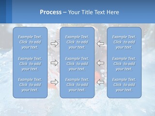 A Man And A Little Girl Are In The Water PowerPoint Template