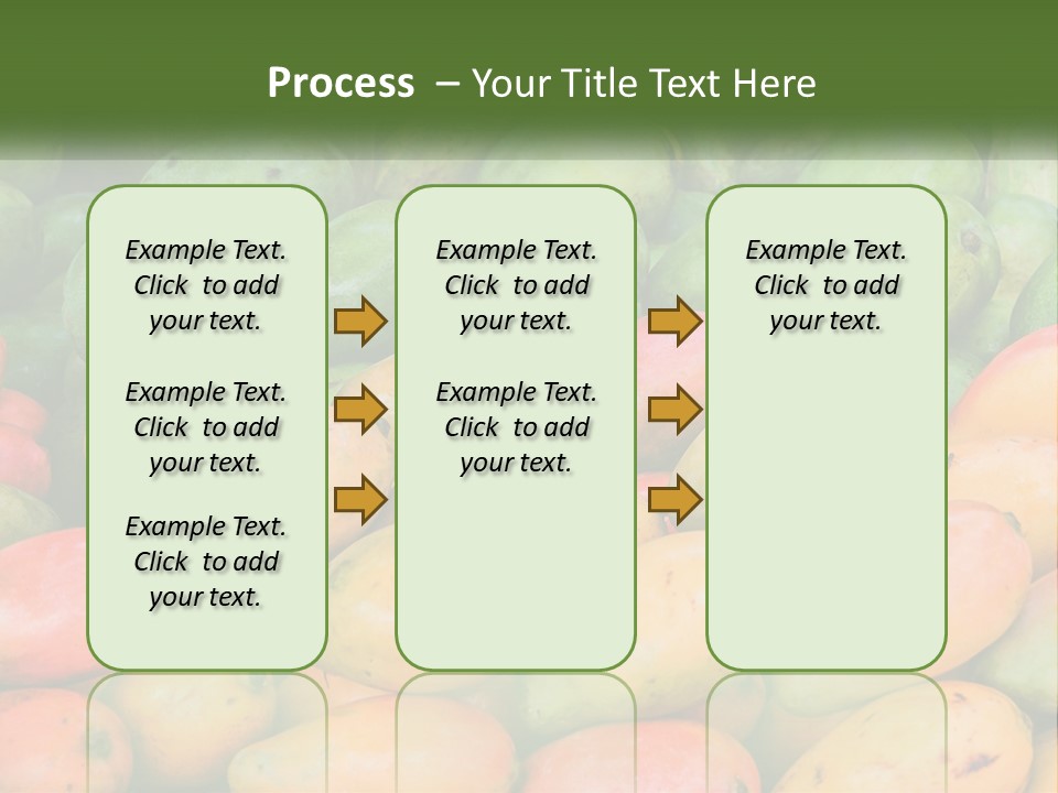 A Large Display Of Mangoes And Other Fruits PowerPoint Template
