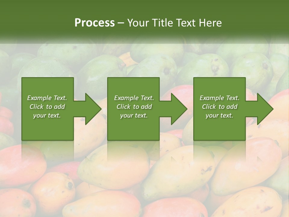 A Large Display Of Mangoes And Other Fruits PowerPoint Template