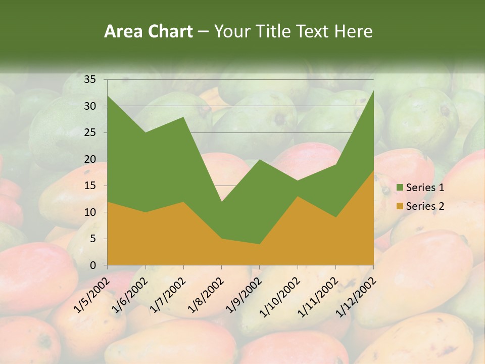 A Large Display Of Mangoes And Other Fruits PowerPoint Template