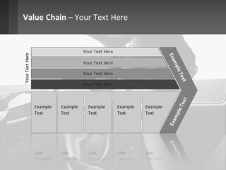 A Woman Driving A Car With A Steering Wheel PowerPoint Template