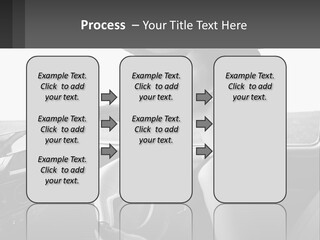 A Woman Driving A Car With A Steering Wheel PowerPoint Template