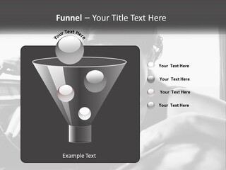 A Woman Sitting In A Car With Her Hand On The Steering Wheel PowerPoint Template