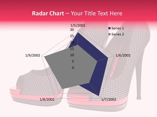 A Pair Of High Heeled Shoes With A Pink Heel PowerPoint Template