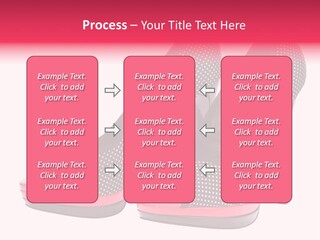 A Pair Of High Heeled Shoes With A Pink Heel PowerPoint Template