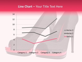 A Pair Of High Heeled Shoes With A Pink Heel PowerPoint Template
