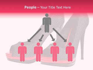 A Pair Of High Heeled Shoes With A Pink Heel PowerPoint Template