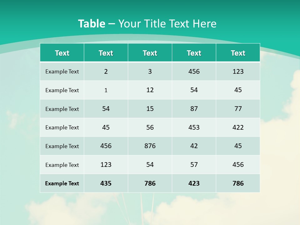 A Group Of Pink Balloons Floating In The Air PowerPoint Template